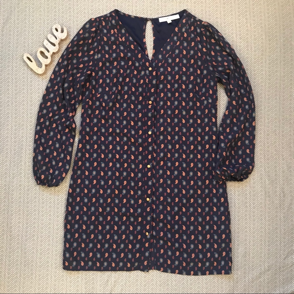 Love, Zoe Paisley Shift Dress